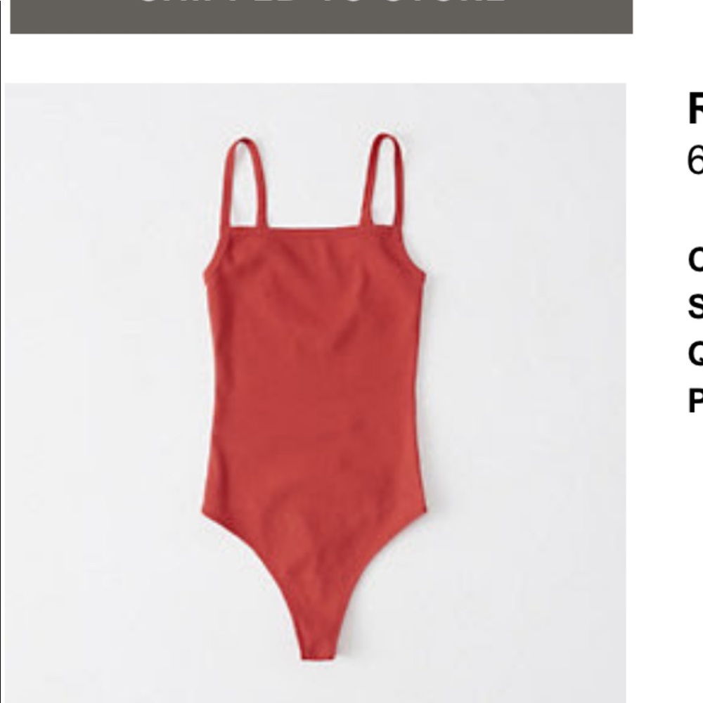 Red bodysuits